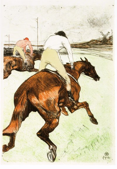 Le Jockey, 1899 von Henri de Toulouse Lautrec