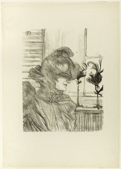 Le Margoin (Mademoiselle Louise Blouet) autorstwa Henri de Toulouse-Lautrec