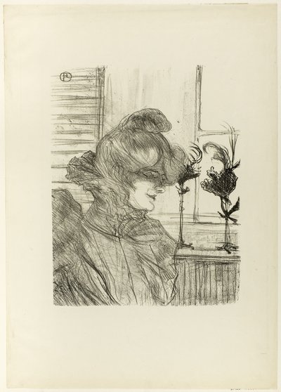Le Margoin (Mademoiselle Louise Blouet) von Henri de Toulouse-Lautrec