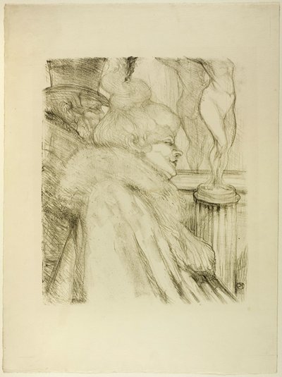 Opuszczenie teatru autorstwa Henri de Toulouse Lautrec