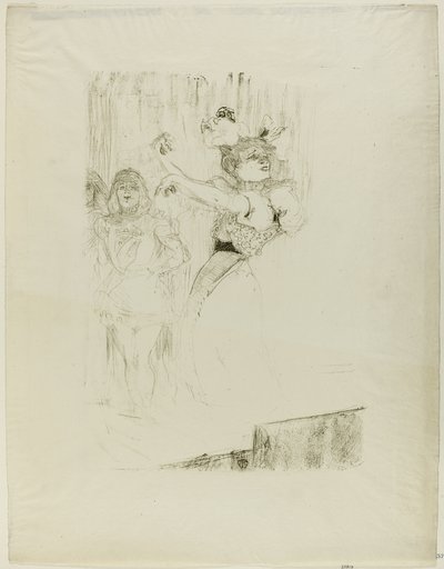 Pożyczkodawca tańczący bolerko w Chilpéric autorstwa Henri de Toulouse Lautrec