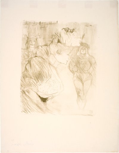 Pozdrawianie pożyczkodawcy autorstwa Henri de Toulouse Lautrec