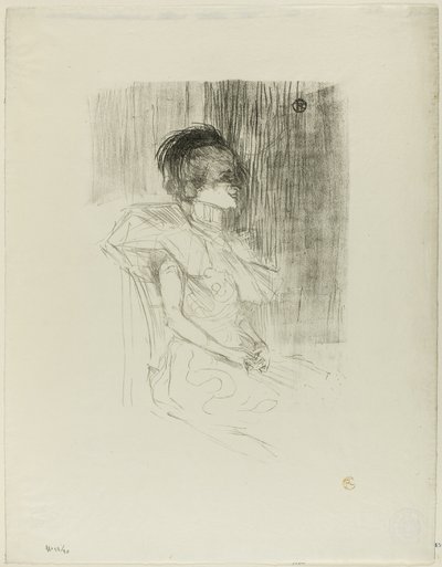 Pożyczkodawca siedzący autorstwa Henri de Toulouse Lautrec