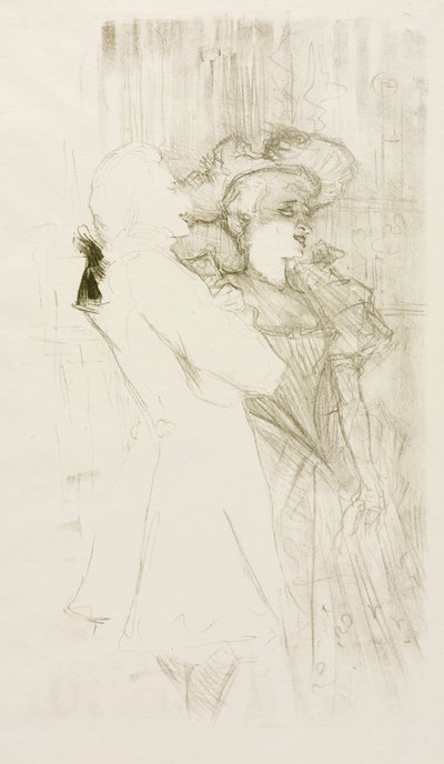 Lender und Auguez in Das Lied vom Glück, 1895 von Henri de Toulouse Lautrec