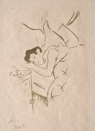 Stare historie: Twoje usta autorstwa Henri de Toulouse-Lautrec