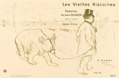 Stare historie (okładka/frontyspis) autorstwa Henri de Toulouse Lautrec