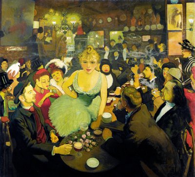 Wnętrze Bruanta (Aristide autorstwa Henri de Toulouse Lautrec