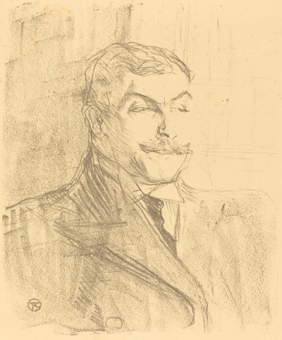 Lucien Guitry autorstwa Henri de Toulouse Lautrec