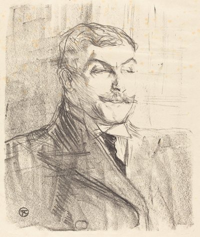 Lucien Guitry autorstwa Henri de Toulouse Lautrec