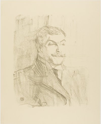 Lucien Guitry, z Treize Litographies autorstwa Henri de Toulouse-Lautrec