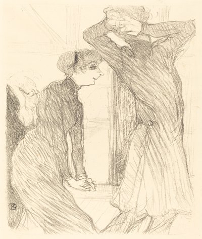 Lugne Poe i Baldy w Nad ludzkimi siłami Lugne Poe i Baldy w..., 1894. autorstwa Henri de Toulouse Lautrec