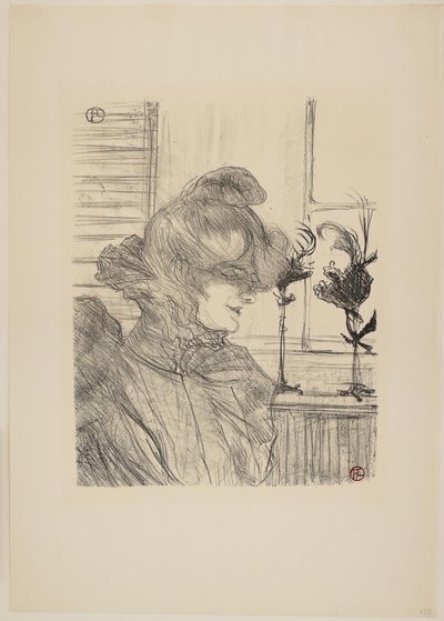 Madame Le Margoin, modystka autorstwa Henri de Toulouse-Lautrec