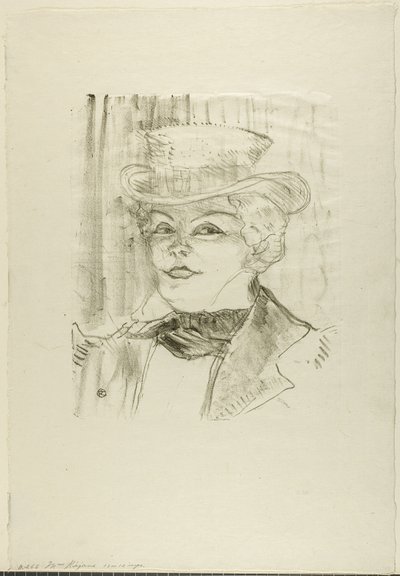 Madame Rejane autorstwa Henri de Toulouse-Lautrec