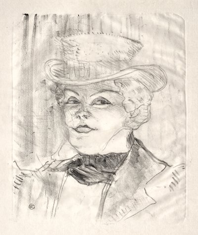 Madame Rejane autorstwa Henri de Toulouse-Lautrec