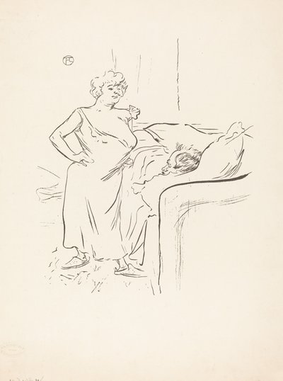 Mężczyzna i kobieta autorstwa Henri de Toulouse Lautrec