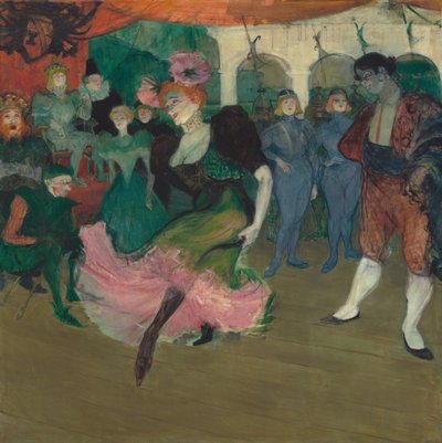Marcelle Lender tańczy bolerko w Chilpéric, 1895-1896. autorstwa Henri de Toulouse Lautrec