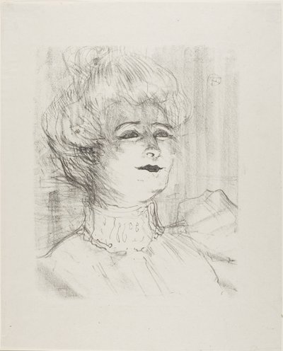Marie-Louise Marsy, z Treize Lithographies autorstwa Henri de Toulouse-Lautrec