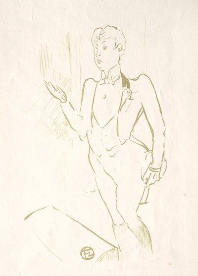 Mary Hamilton, 1893. autorstwa Henri de Toulouse Lautrec