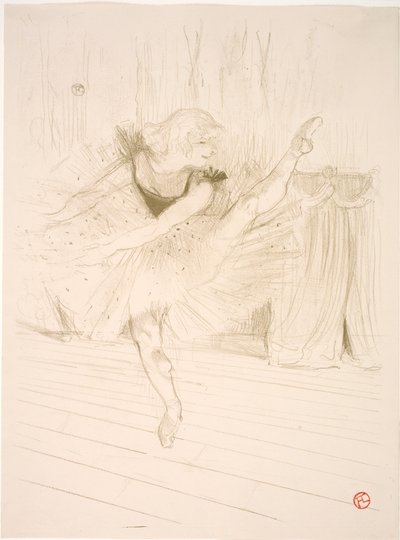 Miss Ida Heath, angielska tancerka autorstwa Henri de Toulouse Lautrec