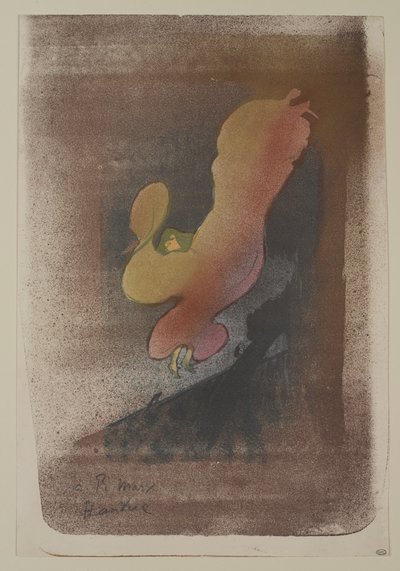Miss Loïe Fuller, 1893 (litografia kolorowa na papierze tkanym) autorstwa Henri de Toulouse Lautrec