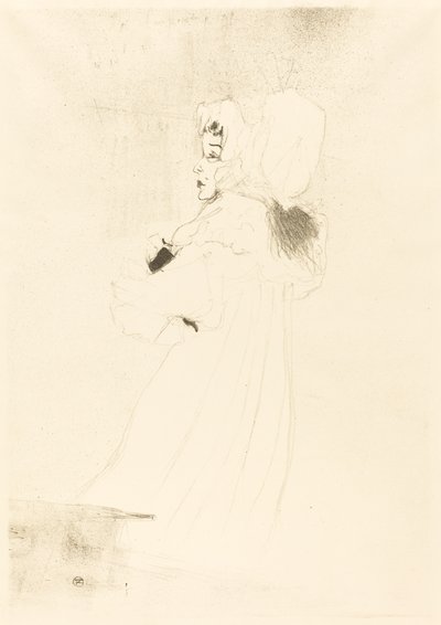 Miss May Belfort, duży talerz (Miss May Belfort, grande planche) autorstwa Henri de Toulouse Lautrec