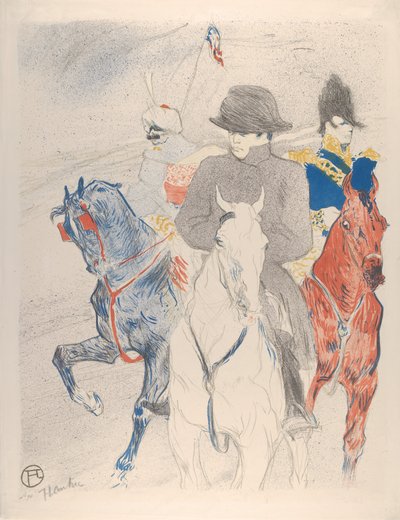 Napoleon, 1895 (litografia kredkowa, pędzelkowa i odpryskowa na papierze woalowym) autorstwa Henri de Toulouse Lautrec