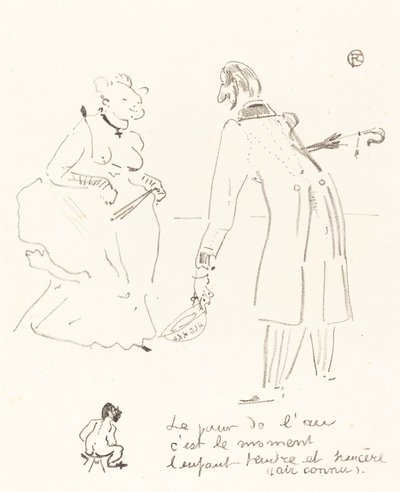 Pozdrowienie noworoczne Komplement noworoczny, 1897. autorstwa Henri de Toulouse Lautrec
