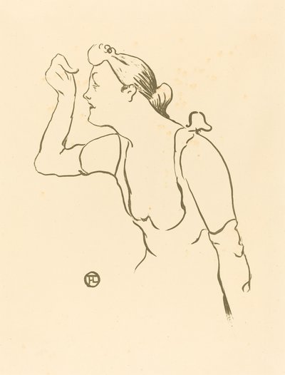 Paula Brébion, 1893 von Henri de Toulouse Lautrec