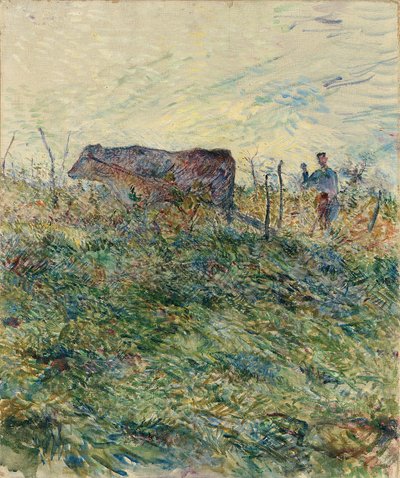 Pflügen im Weinberg, 1883 von Henri de Toulouse Lautrec