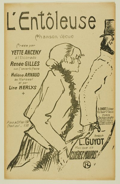 Biedny spacerowicz! autorstwa Henri de Toulouse Lautrec