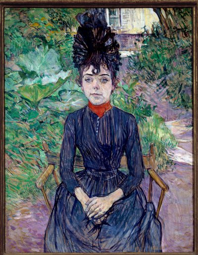 Portret Justine Dieuhl Obraz autorstwa Henri de Toulouse Lautrec (1864-1901) 1891 Nd. 0,74x0,58 m Paryż, musee d