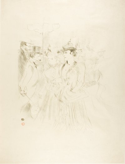 Promenada autorstwa Henri de Toulouse Lautrec