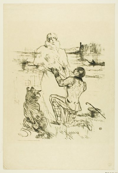 Vorschlag (erste Tafel) von Henri de Toulouse-Lautrec
