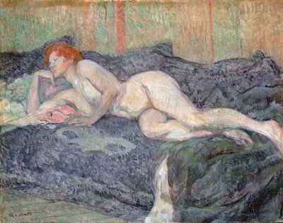 Leżący akt, 1897 autorstwa Henri de Toulouse Lautrec