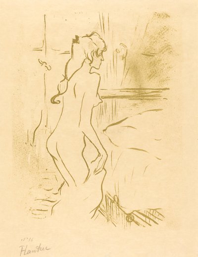 Studium kobiety (Etiuda de Femme) autorstwa Henri de Toulouse Lautrec