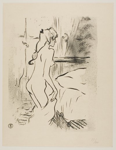 Studium kobiety autorstwa Henri de Toulouse Lautrec
