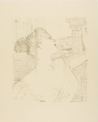 Sybil Sanderson, z Trzynastu Litografii autorstwa Henri de Toulouse Lautrec