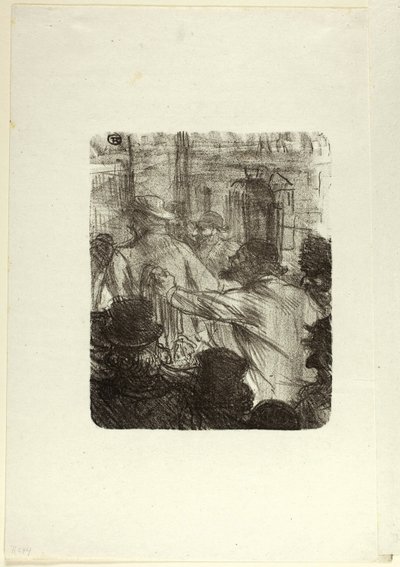 Targ Tekstylny, Kraków, od Au Pied du Sinaï autorstwa Henri de Toulouse-Lautrec