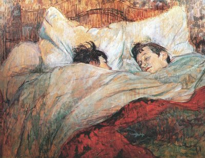 Łóżko autorstwa Henri de Toulouse Lautrec