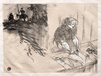 The Brief Joys: Cover, 1897. autorstwa Henri de Toulouse Lautrec