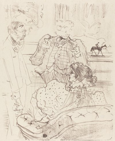 Przepadek (La gage) autorstwa Henri de Toulouse Lautrec