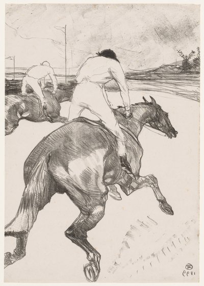 Dżokej autorstwa Henri de Toulouse-Lautrec