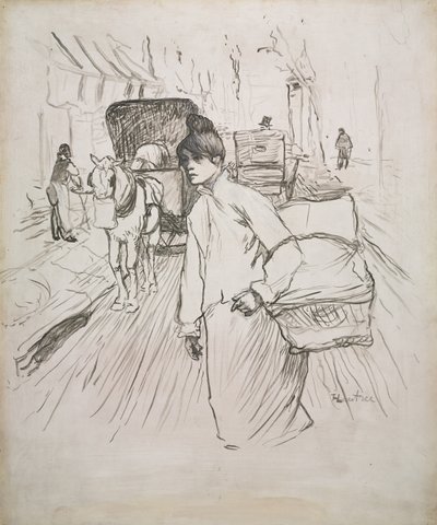Die Wäscherin, 1888 von Henri de Toulouse Lautrec
