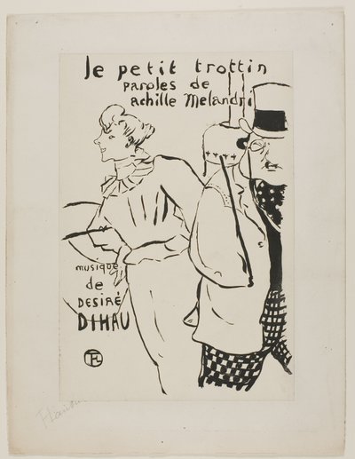 Mała dziewczynka na posyłki autorstwa Henri de Toulouse-Lautrec