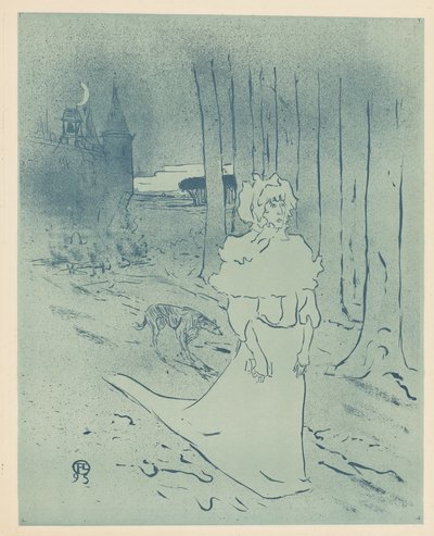 Dwórka lub Omen (Kasztelanka lub Toksyna) autorstwa Henri de Toulouse Lautrec