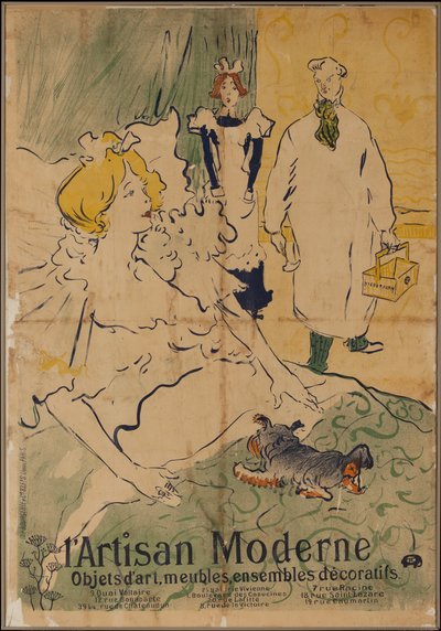 Współczesny rzemieślnik autorstwa Henri de Toulouse Lautrec
