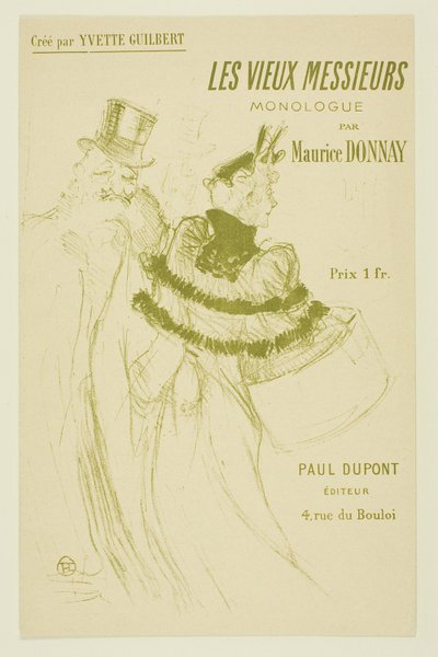 Starzy Panowie autorstwa Henri de Toulouse-Lautrec