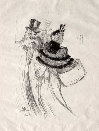 Starzy Panowie autorstwa Henri de Toulouse-Lautrec