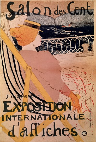 Pasaż nr. 54 Plakat do międzynarodowej wystawy plakatów „Salon des Hundred”. Litografia Henri de Toulouse-Lautrec (Toulouse Lautrec) (1864-1901) 1896 Paryż, B.N. autorstwa Henri de Toulouse Lautrec