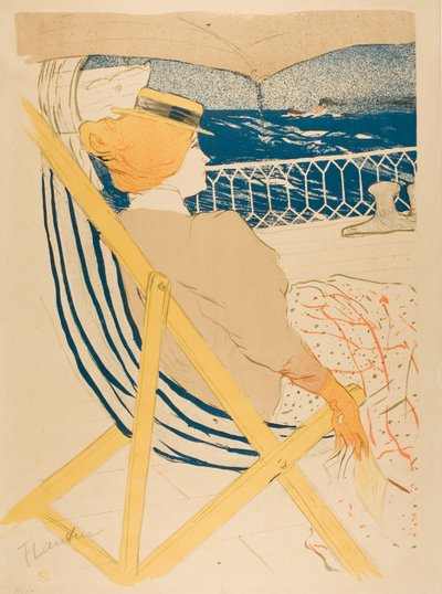 Pasażer w kabinie 54 — Rejs autorstwa Henri de Toulouse Lautrec